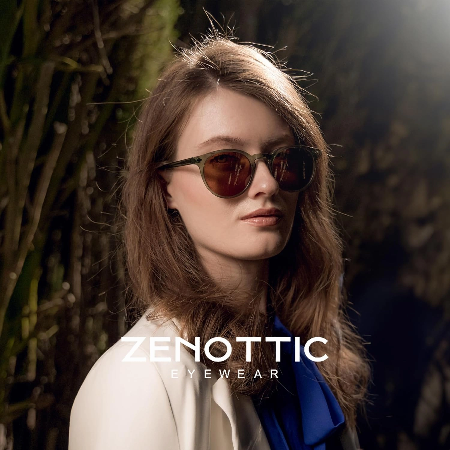 ZENOTTIC Polarized Sunglasses Women Small Round Sun Glasses Trendy Retro Sunglass UV Protection Shades for Men Womens