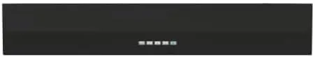 Zephyr AK1236C Breeze II 210-400 CFM 36 Inch Wide Under Cabinet Range Hood with LumiLight LED Lighting - Black