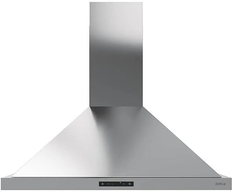 Zephyr ZOM-E30B Ombra 200-600 CFM 30 Inch Wide Wall Mounted Range Hood with LumiLight LED Lighting - Stainless Steel