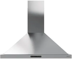 Zephyr ZOM-E30B Ombra 200-600 CFM 30 Inch Wide Wall Mounted Range Hood with LumiLight LED Lighting - Stainless Steel