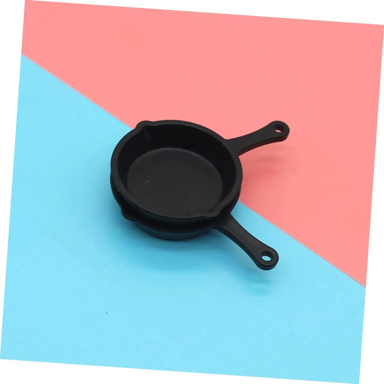 Zerodeko 40 Pcs Pan Pendant Mini House Adornment Dollhouse Cooking Pot Simulation Frying Pan Model Miniature Stovetop Cookware Kitchen Accessories Household Casserole Child Plastic Mini Pot
