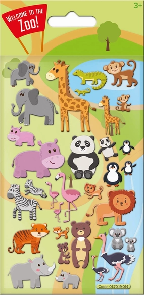 Zoo Kidscraft Stickers Sheet